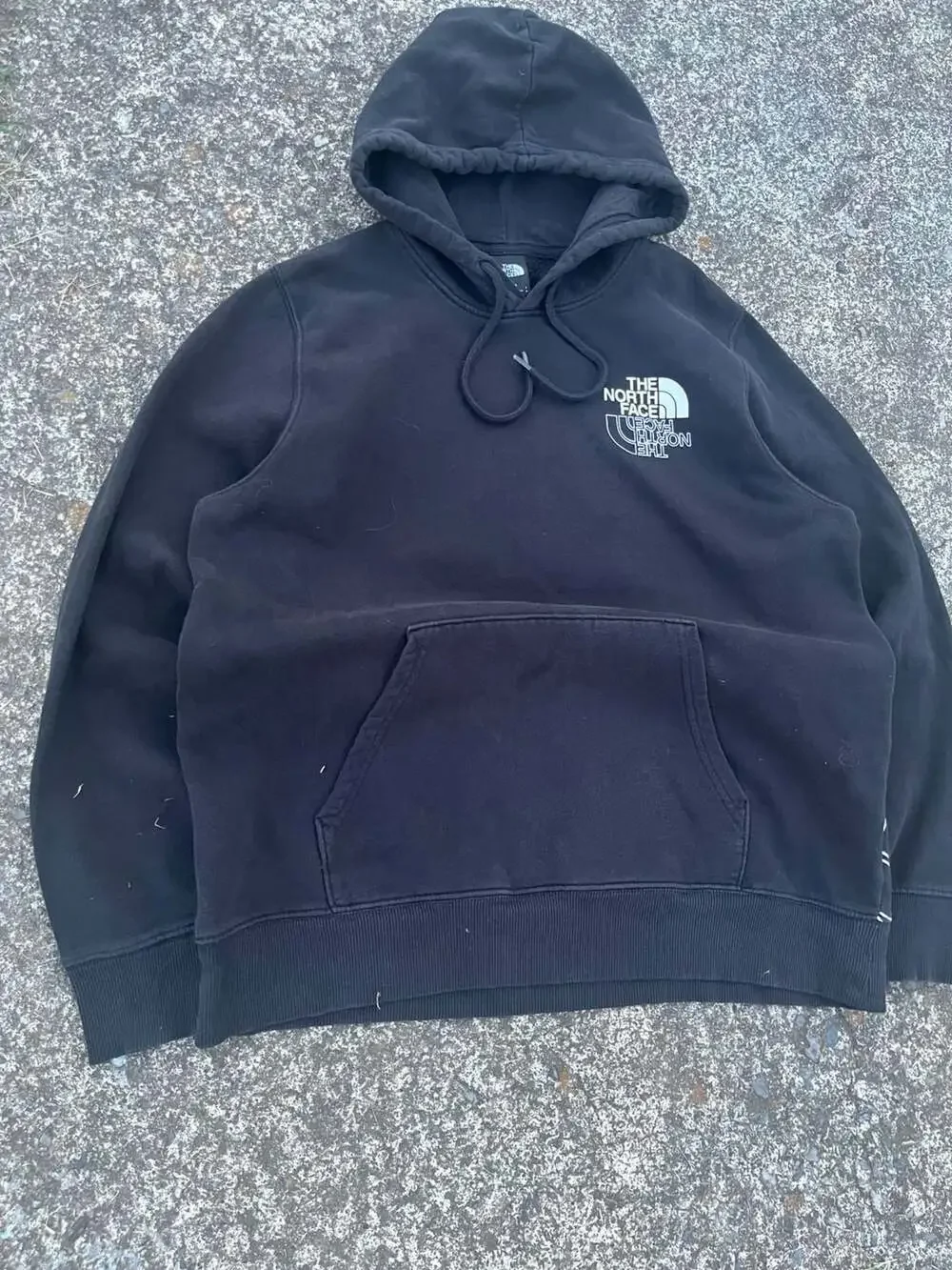 The North Face All-Over Print Logo Pullover Hoodie